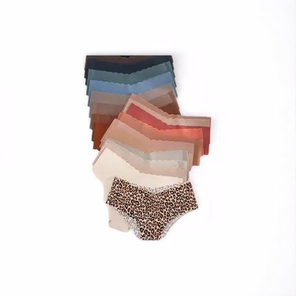 Culottes Élégantes Femme Unies à Bord Ondulé